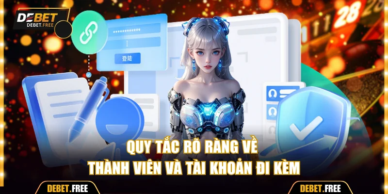 Quy tắc rõ ràng về thành viên và tài khoản đi kèm